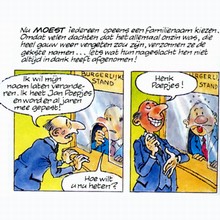 Fragment uit het historische stripverhaal Van nul tot nu.